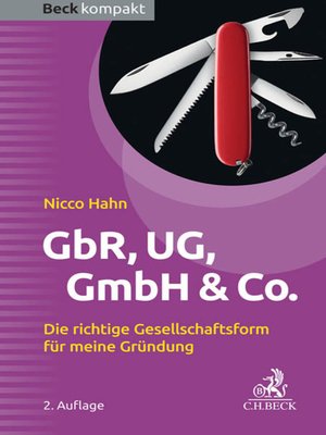 cover image of GbR, UG, GmbH & Co.